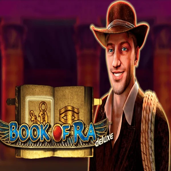 Book of Ra Deluxe game by Novomatic – logo hosted on Ripper Casino
