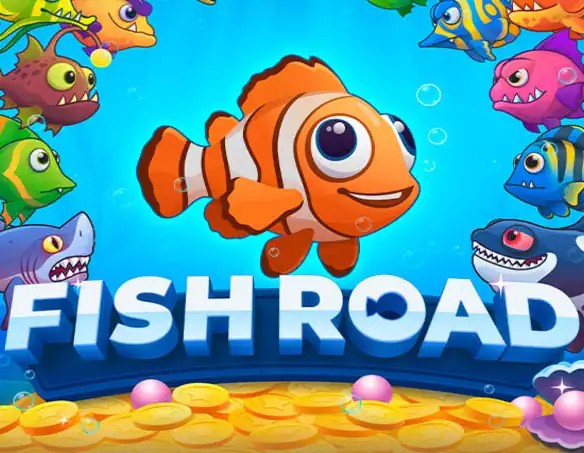 Fish Road casino game by InOut – featured logo at Ripper Casino