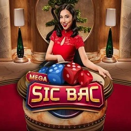 Mega Sic Bac slot logo by Pragmatic Play at Ripper Casino