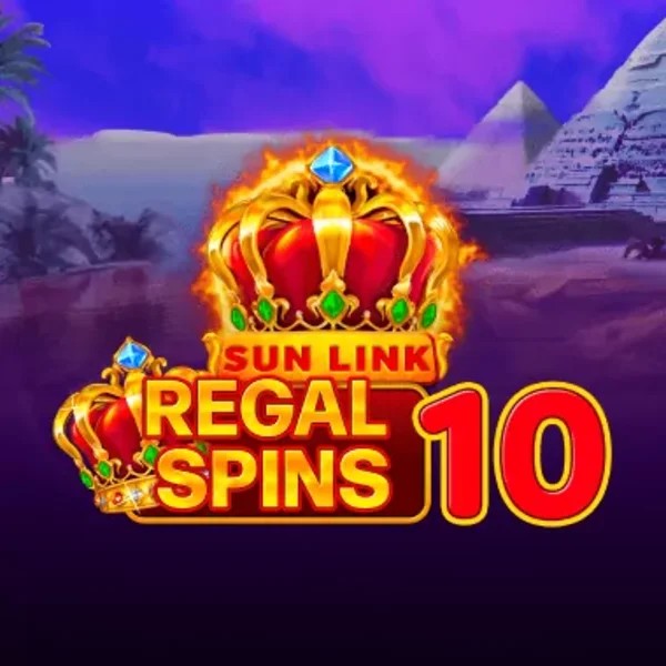 Regal Spins 10 online game logo by PatePlay on ripper-casinoo.com