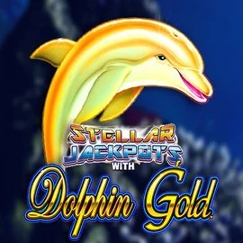 Dolphin Gold with Stellar Jackpots logo – Jackpots by Lightning Box Game at Ripper Casino