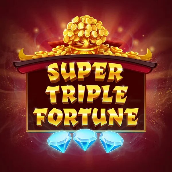 Super Triple Fortune slot logo by Greentube at Ripper Casino